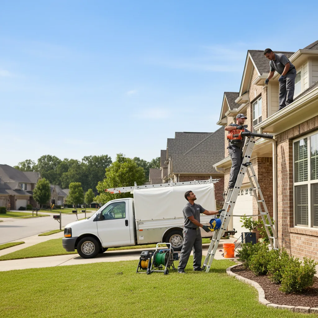 Home Gutter Service in Hensley, AR near me